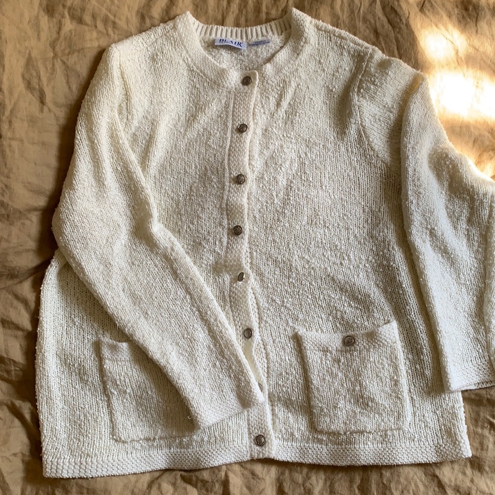Vintage ivory cardigan